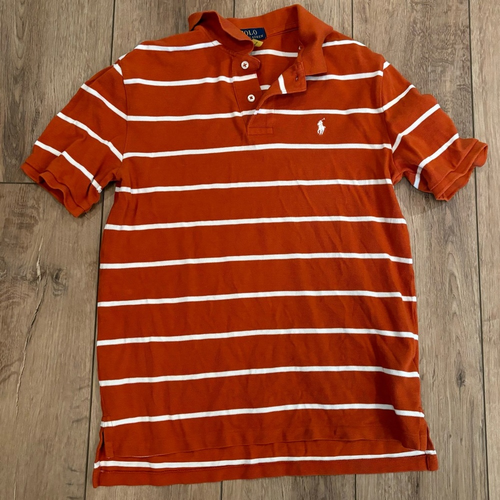 Boys Polo burnt orange polo size 14-16 large